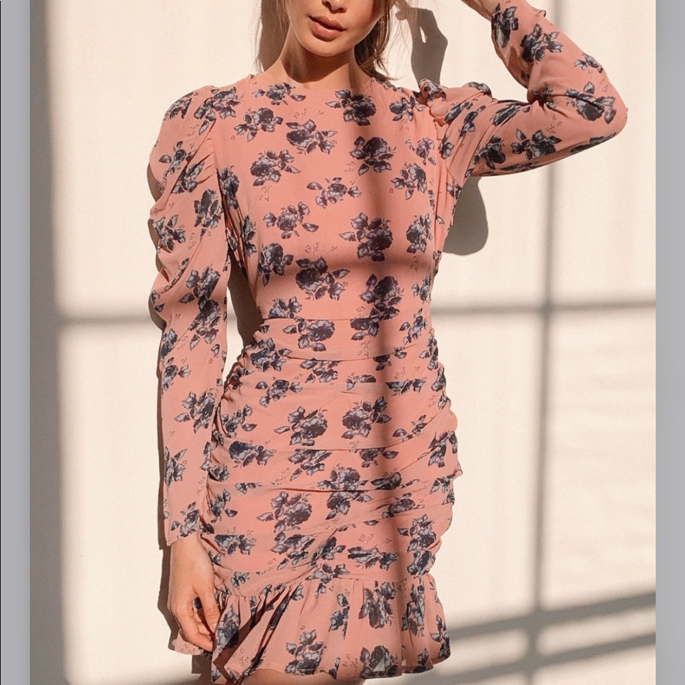 Nasty gal mini floral dress